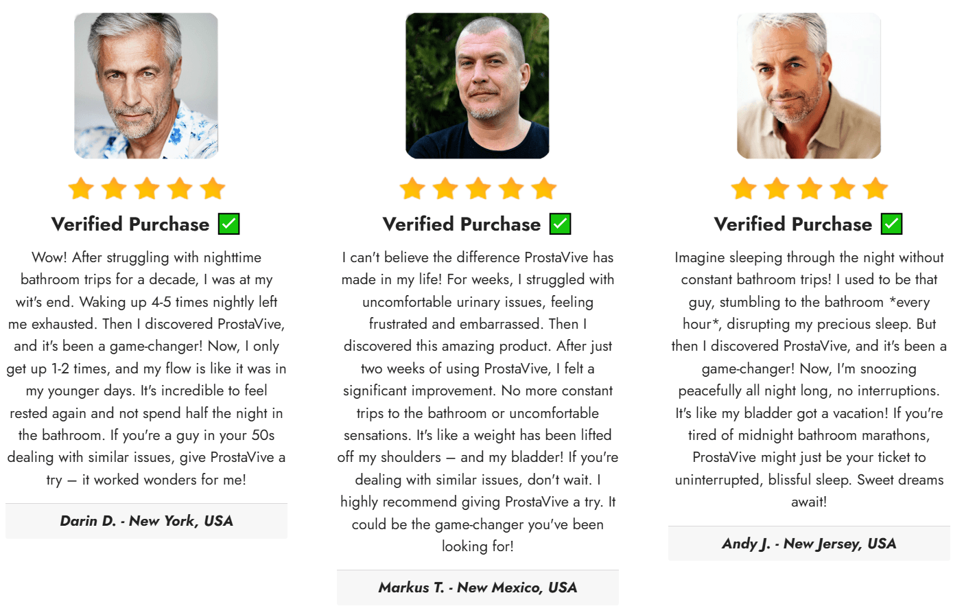 ProstaVive verified customer review summary ratings